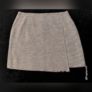 LOFT Tweed Pink And Cream Pencil Skirt